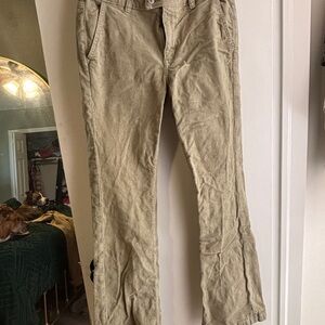 American Eagle Outfitters Women’s Corduroy Pants in Sage Green